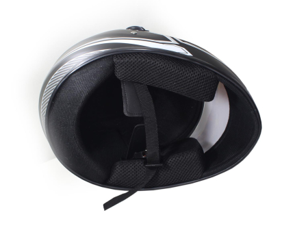 Casca moto integrala pentru adulti, Safebet HF-122 Q217, culoare negru/alb, marime 2XL [4]