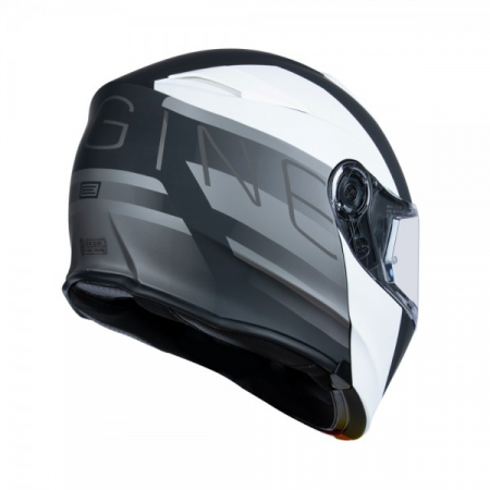 Casca moto Origine Delta BT Row rabatabila cu ochelari, Bluetooth incorporat, culoare alb/negru mat, marime L [1]