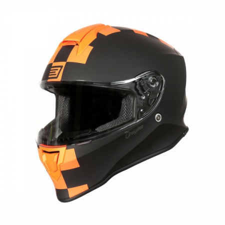 Echipament Strada - Casca moto Origine Dinamo Contest, culoare portocaliu/negru mat, marime L