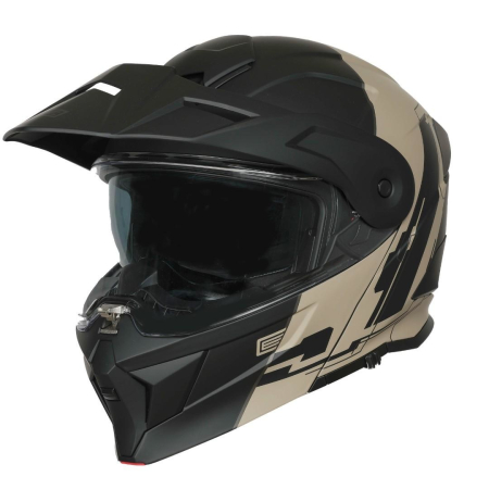 Casti - Casca moto Origine Adventure Cyborg rabatabila cu ochelari, culoare nisipiu/negru, marime S