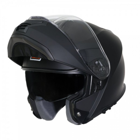 Casca moto Origine Logic Solid rabatabila cu ochelari, culoare negru, marime XS, ECE 2206 [1]