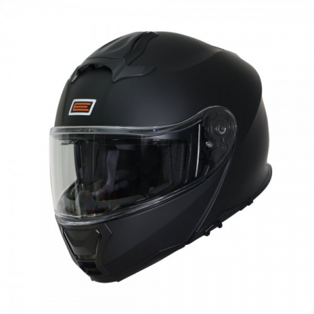 Echipament Strada - Casca moto Origine Logic Solid rabatabila cu ochelari, culoare negru, marime XS, ECE 2206