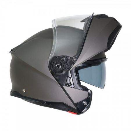Casca moto Origine Logic Solid rabatabila cu ochelari, culoare titanium mat, marime S, ECE 2206 [2]