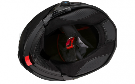 Casca moto rabatabila, Origine DELTA SOLID, sistem bluetooth integrat, culoare negru mat, marime L [4]