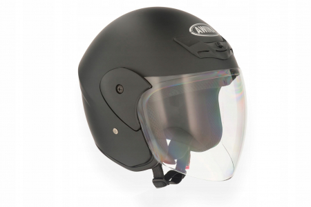 Casti - Casca moto semi-integrala Awina TN-8661, culoare negru mat, marime 2XL 64 cm