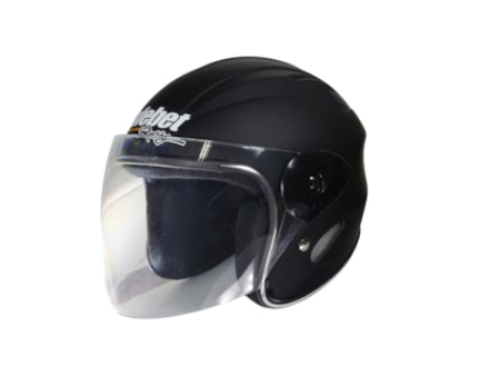 Echipamente - Casca moto semi-integrala copii  SAFEBET HF-226 neagra,marime YXL (neomologata)