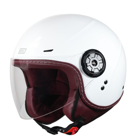Echipamente - Casca moto semi-integrala, Origine Garda Solid, culoare alb lucios, marime L