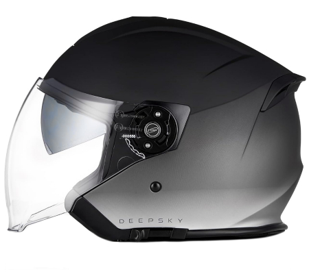 Casca moto semi-integrala, Origine Palio 2.0 DeepSky, culoare negru/titan mat, marime XXL [1]