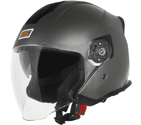 Casti - Casca moto semi-integrala, Origine Palio 2.0 Solid, culoare titaniu mat, marime 2XL