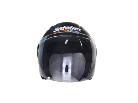Casca moto semi-integrala pentru copii, Safebet HF-226, culoare negru, marime YM [2]