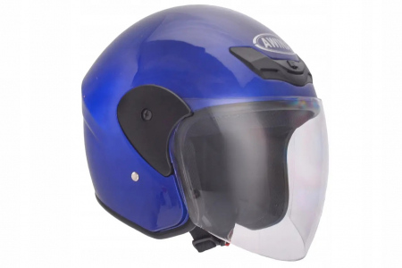 Casti - Casca moto semi-integrala, TYP-8661, marime XS, culoare albastru