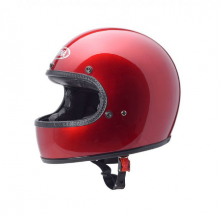 Casti - Casca moto vintage Awina Tn700C, marime M, culoare rosu