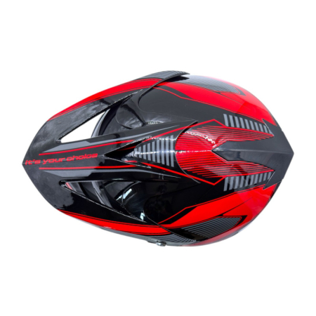 Casca motocross/atv copii XTR 125, culoare negru/rosu, marime YM, 53-54cm [5]