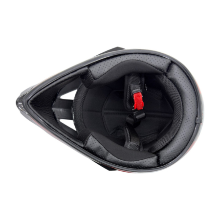 Casca motocross/atv copii XTR 125, culoare negru/rosu, marime YM, 53-54cm [6]