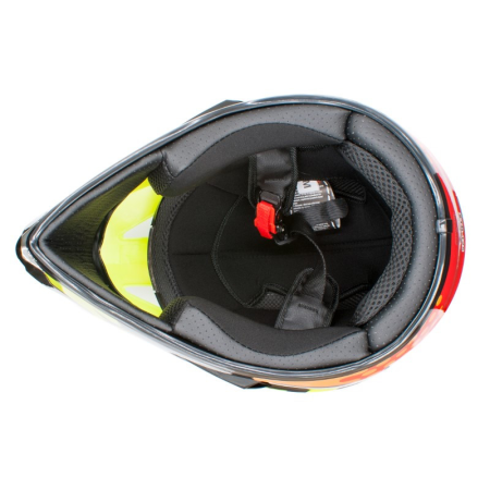 Casca motocross/atv copii XTR 125, culoare negru/lime, marime YM(53-54) [5]