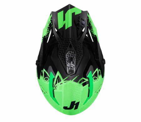 Casca motocross/atv JUST1 J38, culoare verde/galben fluo, marime XL [4]
