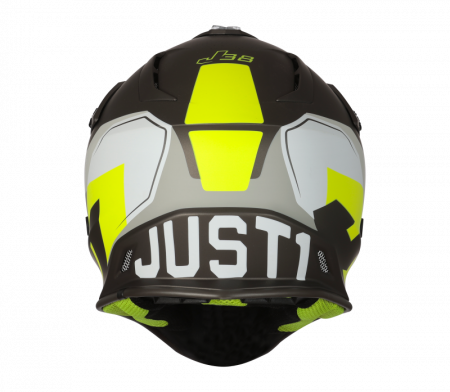 Casca motocross/atv Just1 J38 Korner, culoare galben fluo/titanium, marime XL [3]