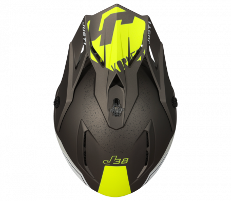 Casca motocross/atv Just1 J38 Korner, culoare galben fluo/titanium, marime XL [4]