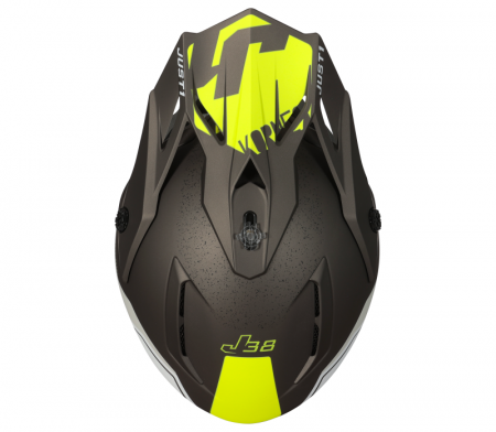Casca motocross/atv JUST1 J38 Korner, culoare negru/galben fluo, marime L [4]