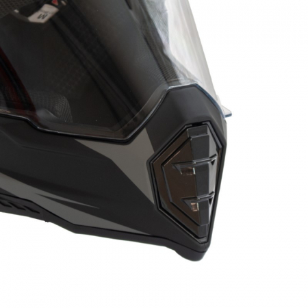 Casca motocross/enduro adulti XTR 128, culoare negru/gri, marime M [8]