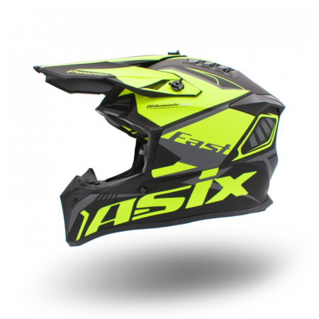Casca copii motocross/atv Asix 127, culoare negru/verde, marime YL(55-56cm) [2]