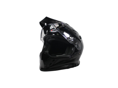 Casca moto dual cu ochelari, VCAN H331, marime XXL, culoare negru [2]