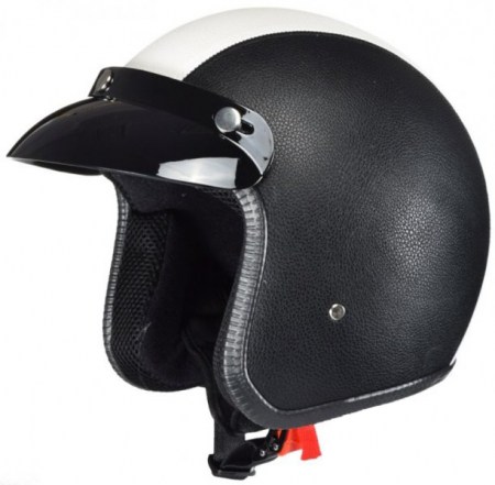Casti - Casca semi-integrala Awina TN8658, marimea S, culoare negru/alb