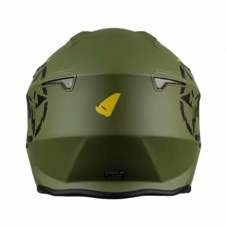 Casca semi-integrala Ufo Plast Sheratan Jet, vizor fumuriu, culoare army, marime M [4]