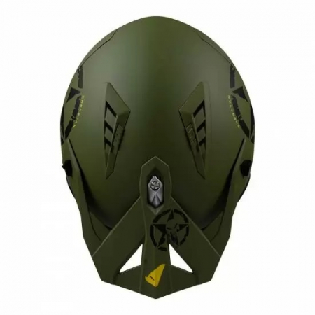 Casca semi-integrala Ufo Plast Sheratan Jet, vizor fumuriu, culoare army, marime M [5]