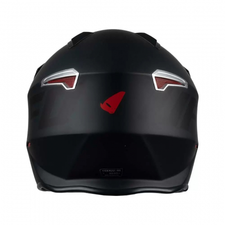 Casca semi-integrala Ufo Plast Sheratan Jet, vizor fumuriu, culoare negru mat/rosu, marime L [5]