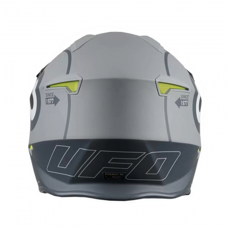 Casca semi-integrala Ufo Plast Sheratan Net Jet, vizor fumuriu, culoare gri mat, marime XL [5]