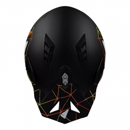 Casca semi-integrala Ufo Plast Sheratan Net Jet, vizor fumuriu, culoare negru mat, marime XL [5]