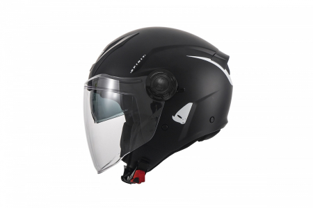 Casti - Casca semi-integrala Ufo Spirit Urban Jet, culoare negru/alb, marime L