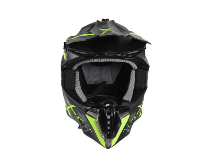Casca Super Enduro 04, Culoare Negru/Seledonian, Marime L, 59-60 cm [1]
