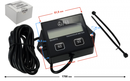 Ceas contorizare ore universal ATV/Moto [3]
