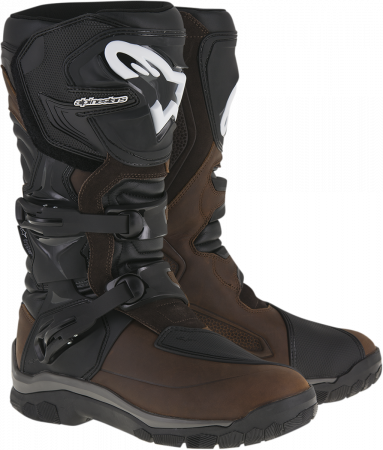 Cizme & Ghete - Cizme Alpinestars Corozal Adventure Drystar Oiled Leather culoare Negru/Maro marime 44,5