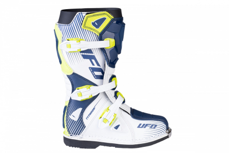 Cizme atv/cross Ufo Typhoon, pentru copii, culoare albastru/alb, marime 38 [3]