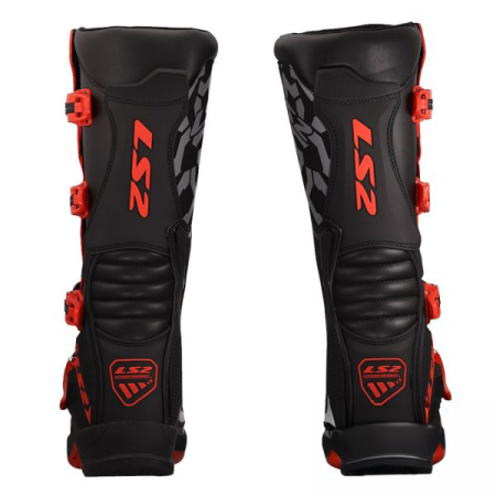 Cizme Cross/Enduro LS2 Raptor, marime 42, culoare negru/rosu - Copie [3]