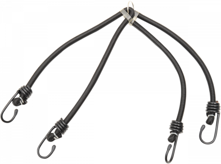 Suporti  ATV & UTV - Coarda Parts Unlimited elastica negru 4 carlige 61cm 24 inch
