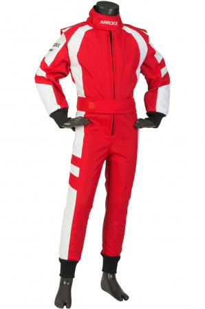 Echipamente - Combinezon Arroxx, Pilot Kart Level 2 X-Base Junior,Cordura, rosu-alb, marime 36