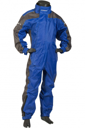 Echipament Impermeabil - Costum Ploaie Arroxx X-Pro Junior, culoare albastru-gri, marime 40 (XL)