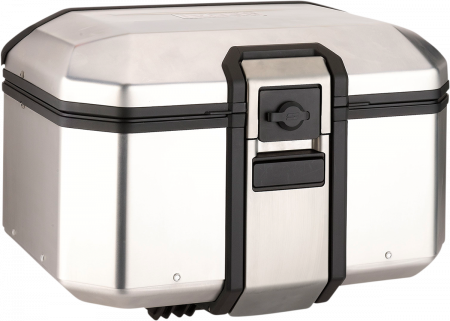 Cutie laterala stanga moto, Kenai by Moose Racing, 47l, culoare argintiu [1]