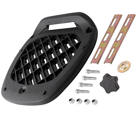 Cutie spate motociclete Moretti MR-807, 28 L, culoare negru, reflector rosu [2]