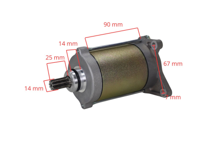 Electromotor ATV 800/950/1000 CFMOTO CFORCE UFORCE ZFORCE X8 9Z 0800-091000 [2]