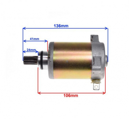 Electromotor Suzuki An125 Burgman, 9 dinti [1]