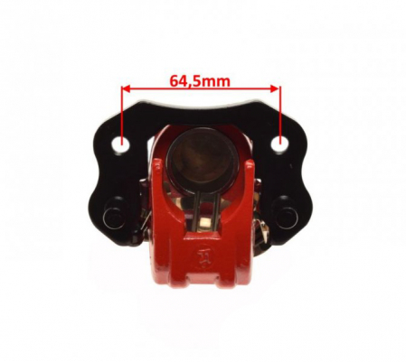 Etrier frana fata Atv 200, culoare rosu [1]