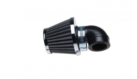 Filtre - Filtru aer d.30mm conic 90°, culoare cromat