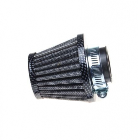 Filtre aer - Filtru aer sport conic, d.50mm, carbon