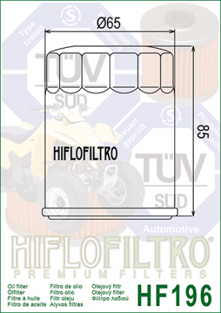 Filtru Ulei HF196 Hiflofiltro Polaris 2540006 [1]