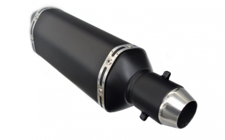 Evacuare - Final toba moto universala STAL013, diametru teava 51mm, culoare negru